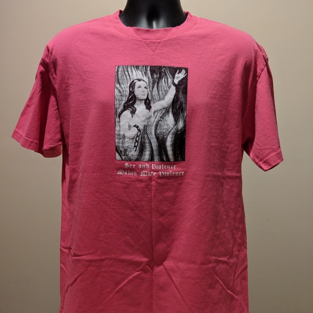 Pleasures "Sex & Violence" Tee Large